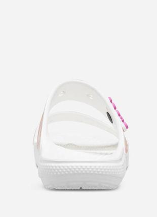 Шлепанцы женские crocs classic tie dye graphic sandal multi/white5 фото