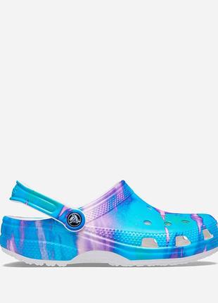 Шльопанці жіночі crocs classic out of this world ii clog multi