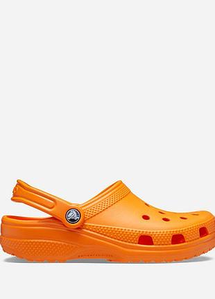 Шльопанці жіночі crocs classic orange zing