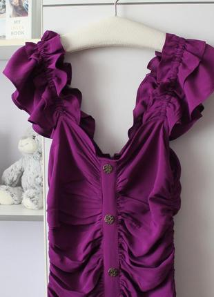 Дуже красива фіолетова сукня від zara3 фото