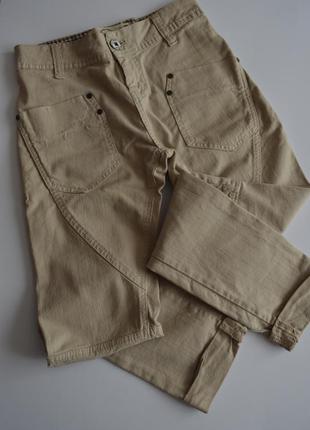 Бежевые джинсы брюки штаны бойфренды bershka 32размер2 фото
