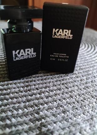 Туалетна вода karl lagerfeld pour homme, 4,5 ml, оригінал!!!