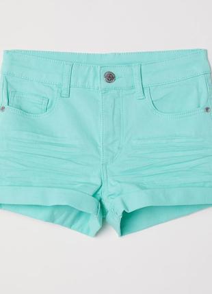 Шорти джинсові для дівчат 14 років від h&m швеція