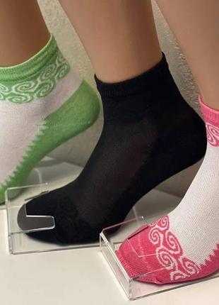 Демісезонні шкарпетки бавовна середні житомир тм premium розмір 23-25(36-40) кольоровий мікс