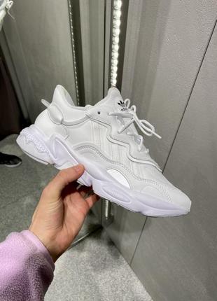 Чоловічі шкіряні кросівки adidas ozweego#адідас