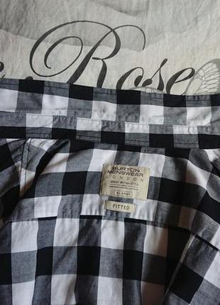 Фірмова англійська бавовняна літня рубашка сорочка burton,нова з бірками,розмір xl.7 фото