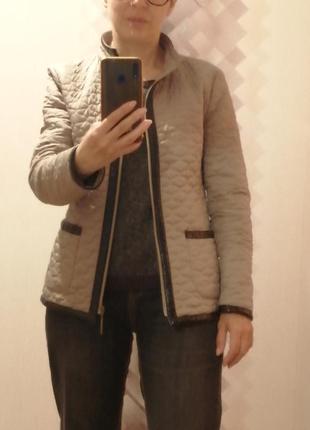 Стильная куртка, пиджак стеганная6 фото