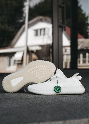 Женские кроссовки adidas yeezy boost 350 v2 white#адидас6 фото