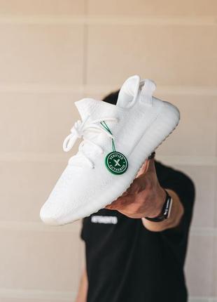Женские кроссовки adidas yeezy boost 350 v2 white#адидас3 фото