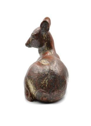 Керамическая статуэтка оленя. royal copenhagen. фигурка оленя5 фото
