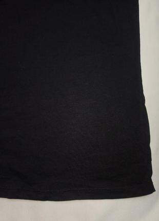 Черная базовая футболка. хлопковая футболка.4 фото