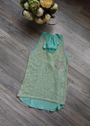 Летняя женская блуза блузка блузочка майка размер m/l1 фото