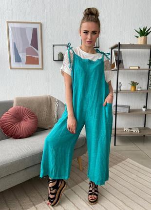 Комбинезон италия ☝️☝️☝️ лен отличное качество