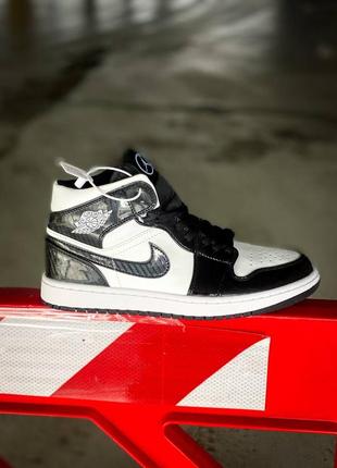 Кроссовки nike air jordan 1 mid se asw"carbon fiber"5 фото