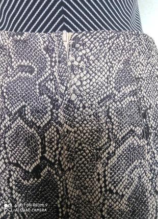 Летняя юбка в зміїнний принт8 фото