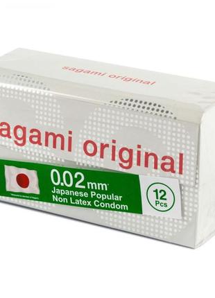 Полиуретановые презервативы sagami размер l 0.02мм, 10 шт
