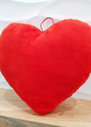 Подушка серце дівчинка 34 см2 фото