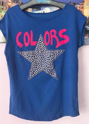 Натуральна бавовняна футболка із зіркою