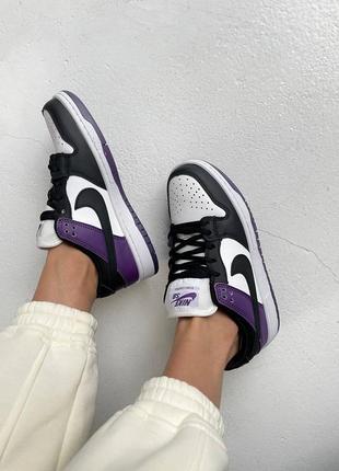 Nike sb dunk low court purple жіночі фіолетові трендові кросівки найк весна літо осінь женские фиолетовые кроссовки новинка