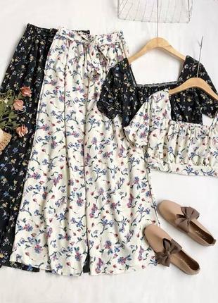 Костюм 2-ка с цветочным принтом