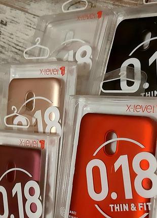 Xiaomi redmi 8a захисний чохол бампер x-level matte case 7