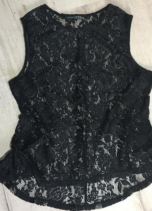Ажурна блуза з баскою atmospherе (uk 16) на наш 50/52р