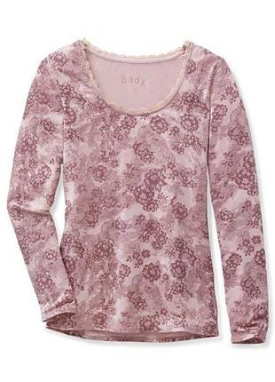 Квітковий лонгслив tchibo. розмір 40/42