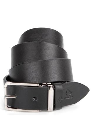 Чоловічий шкіряний ремінь чорний