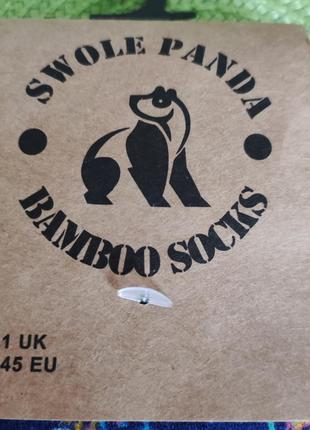 Круті бамбукові шкарпетки swole panda, оригінал!!!2 фото