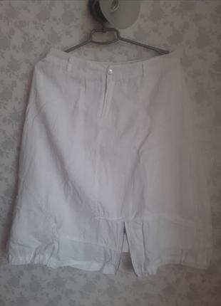 Юбка лен,100% лен,юбка натуральная,льняная юбка1 фото