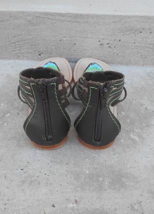 Кожаные босоножки сандалии5 фото