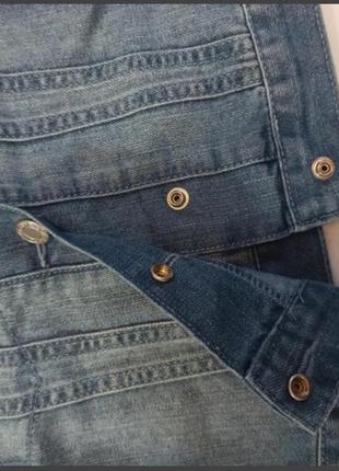 Джинсовці для дівчинки на кнопках джинсова куртка3 фото
