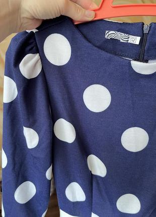 Плаття великий горох 4