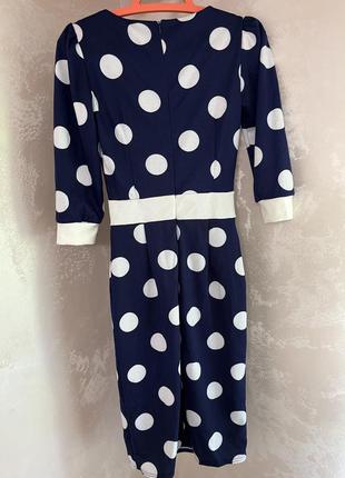 Плаття великий горох 3