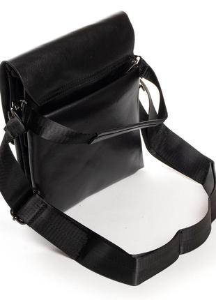 Мужская сумка-планшет, клапан из натуральной кожи2 фото