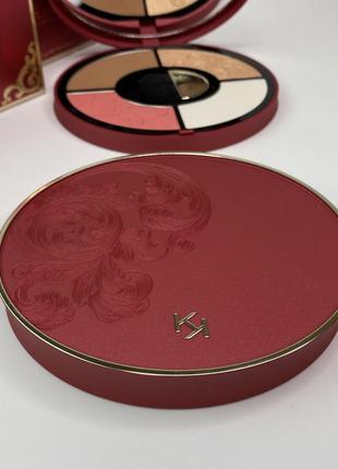 Палетка для лица kiko milano a holiday fable dreams come true face palette. пудра кико милано. бронзер. румяна. хайлайтер. контуринг3 фото