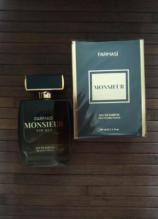 Мужская парфюмированная вода moncieur farmassi,турция