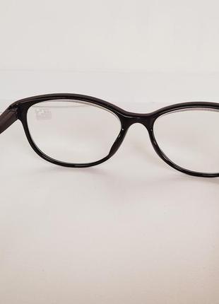 Очки  женские для зрения, с диоптриями с белой линзой +4,006 фото