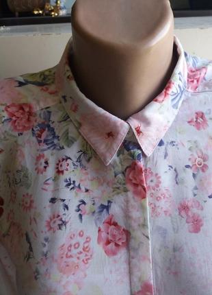 Блузка-рубашка с потайной застежкой, р.м2 фото