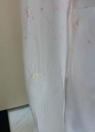 Блузка-рубашка с потайной застежкой, р.м5 фото