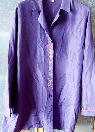 Блузка цвета сирени1 фото