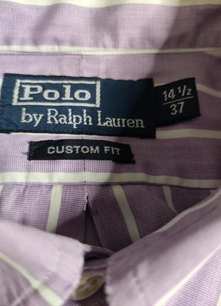 Мужская рубашка polo by ralph lauren.4 фото