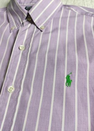 Мужская рубашка polo by ralph lauren.6 фото