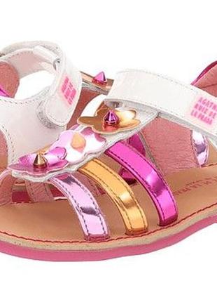 Детские босоножки agatha ruiz de la prada кожа yv106