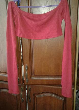 Стильний топ в рубчик