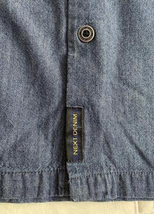 Рубашка сорочка джинсова широка/оверсайз6 фото