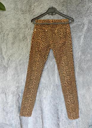 ✅ класні стрейчеві джинси в змеинный і леопардовий принт4 фото