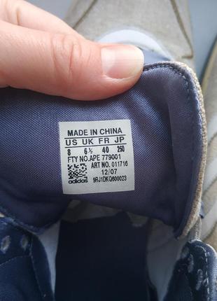 Текстильні високі кеді adidas 40р. 26 див.8 фото