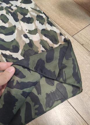Літній шарф снуд хомут камуфляж армейский військовий зелений летний тонкий хустка4 фото