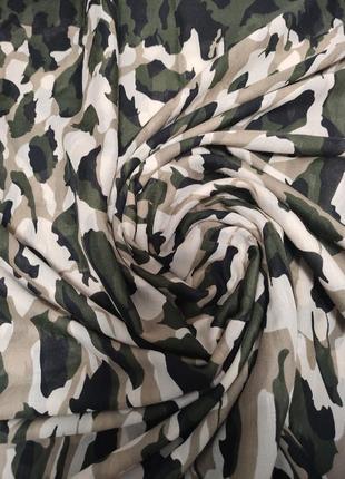 Літній шарф снуд хомут камуфляж армейский військовий зелений летний тонкий хустка2 фото